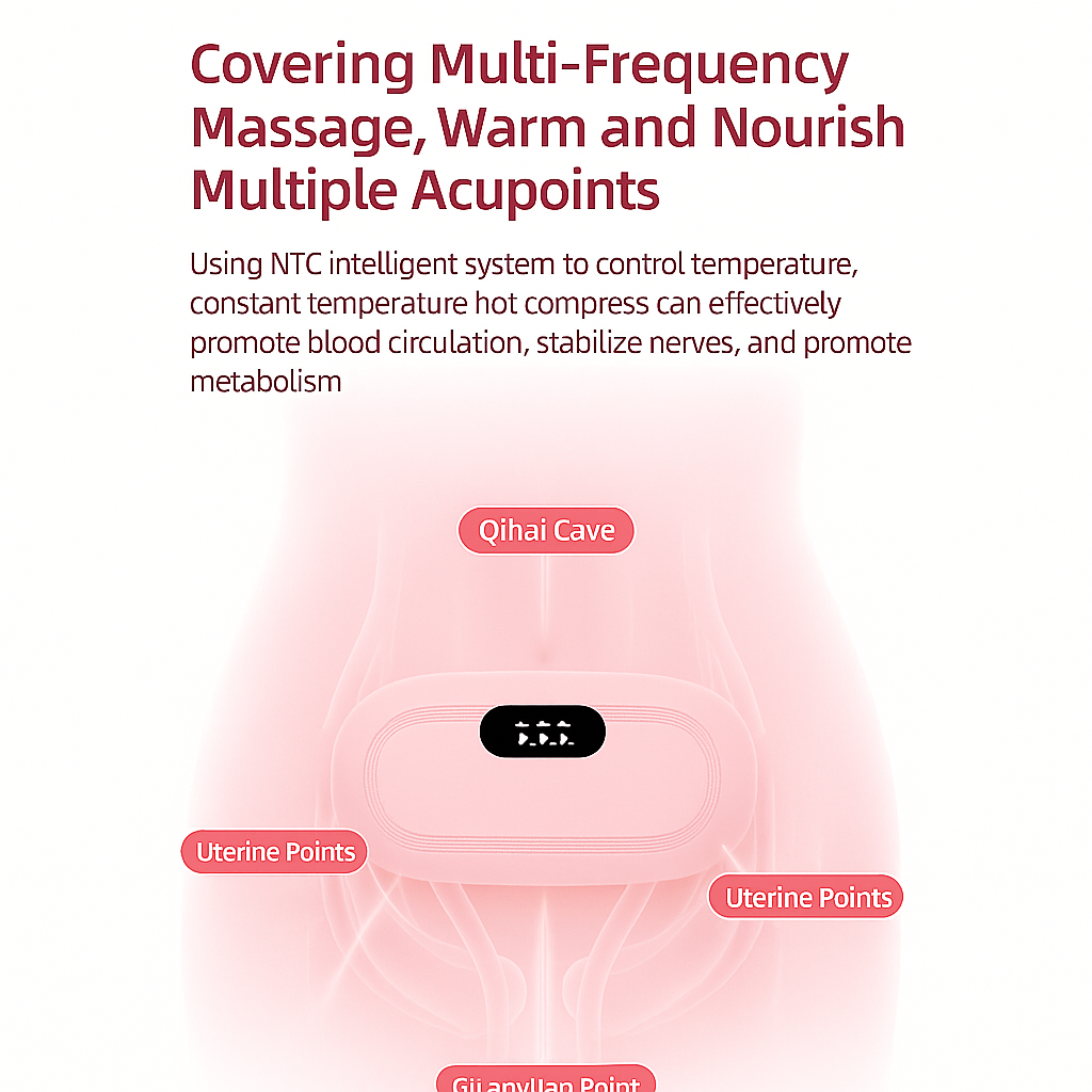 Menstrual Period Heating Pad for Cramps Massage