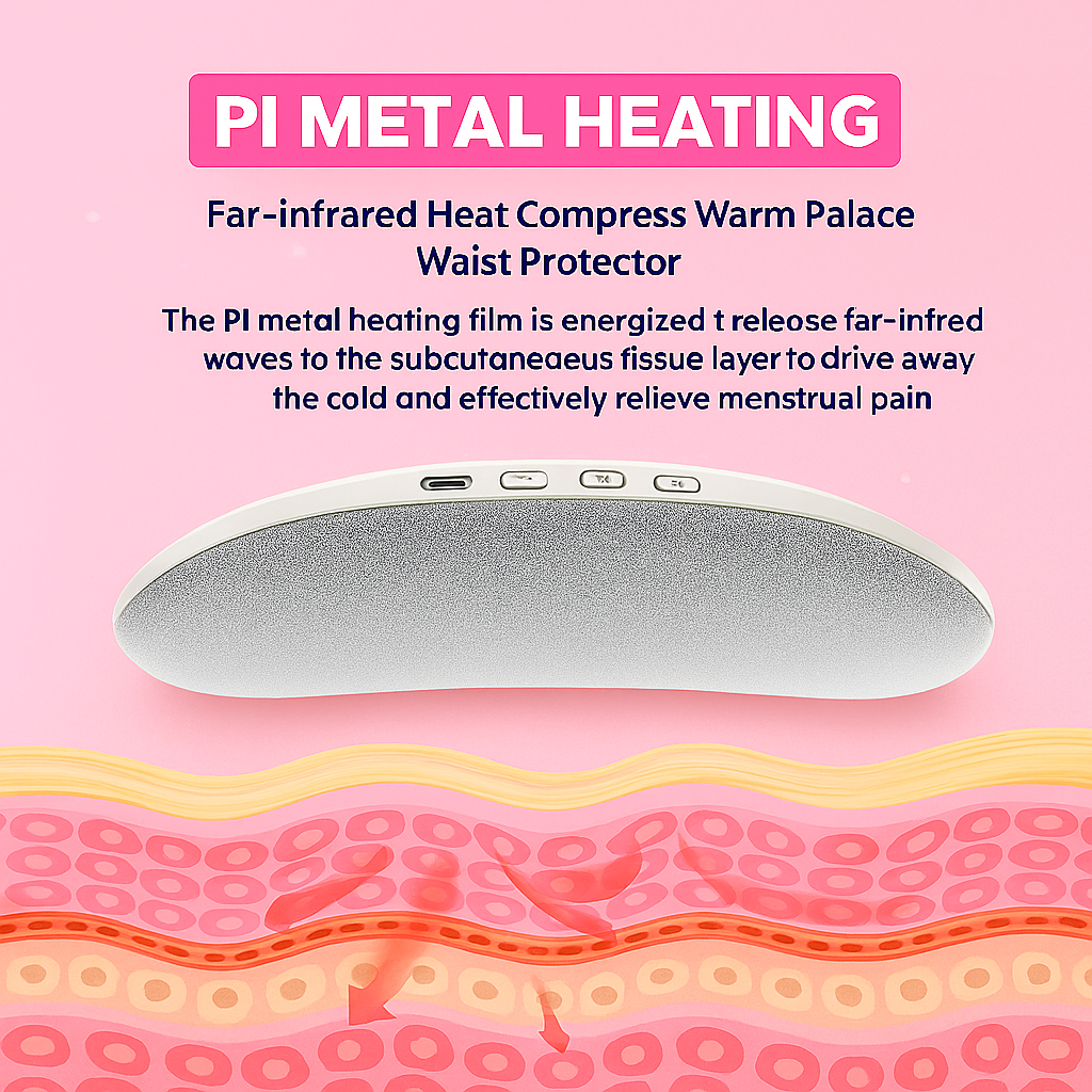 Menstrual Period Heating Pad for Cramps Massage