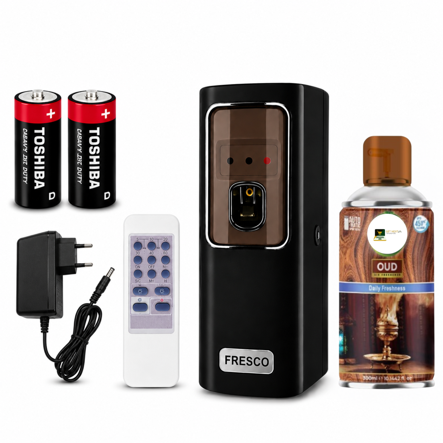 Automatic Air Freshener Dispenser With Free Refill Dual Power Spray Machine