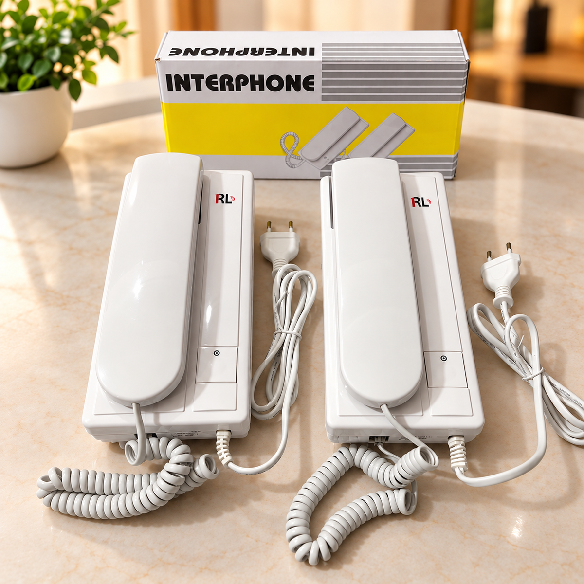 RL Intercom RL-209 | Wired Home Interphone | 2-Way Phone Intercom