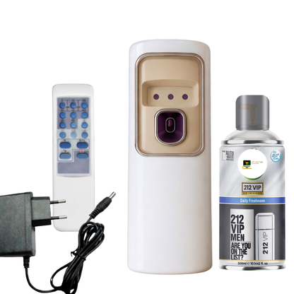 2 in 1 Automatic Remote Control Air Freshener Dispenser with Adopter plug and play