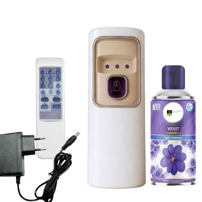 2 in 1 Automatic Remote Control Air Freshener Dispenser with Adopter plug and play