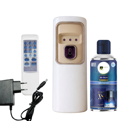 2 in 1 Automatic Remote Control Air Freshener Dispenser with Adopter plug and play