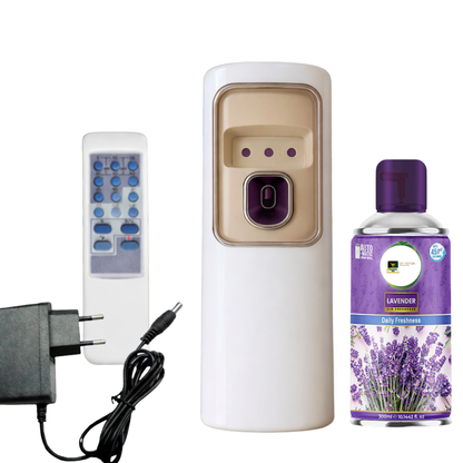 2 in 1 Automatic Remote Control Air Freshener Dispenser with Adopter plug and play