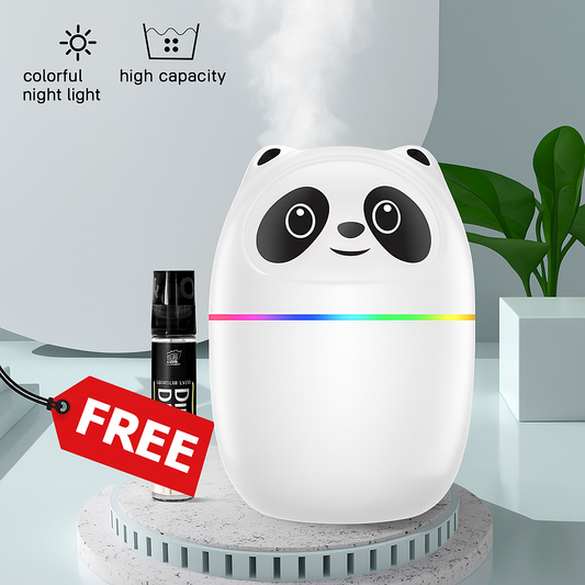 Cute Panda  USB Powered Humidifier Diffuser/Air Freshener With Free 5Ml Frigrance