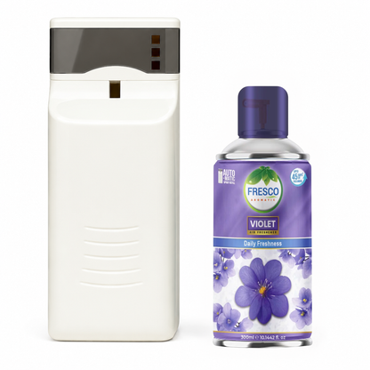 Fresco Automatic Air Freshener Dispenser  with Free Air Freshener & D-Size Batteries