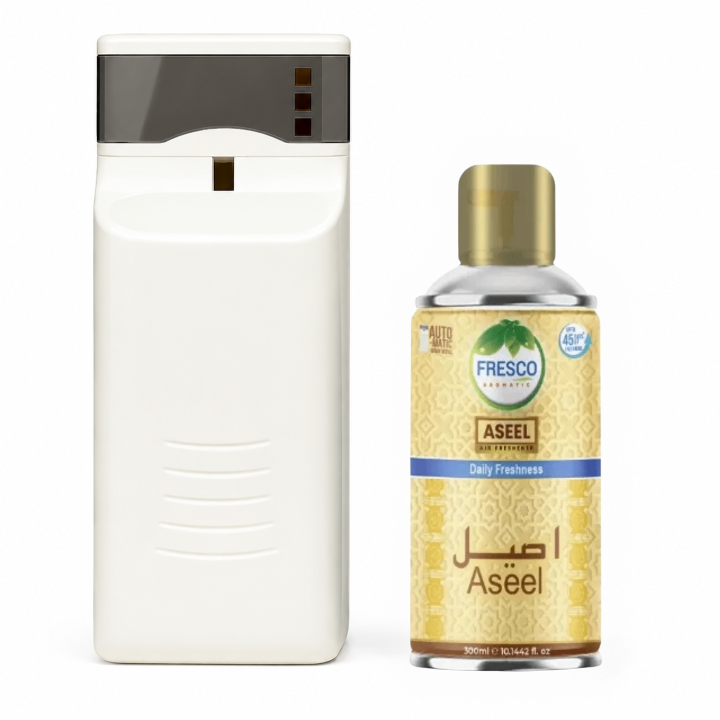 Fresco Automatic Air Freshener Dispenser  with Free Air Freshener & D-Size Batteries