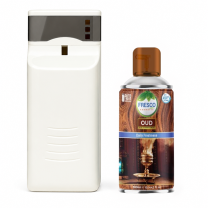 Fresco Automatic Air Freshener Dispenser  with Free Air Freshener & D-Size Batteries