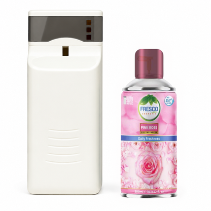 Fresco Automatic Air Freshener Dispenser  with Free Air Freshener & D-Size Batteries
