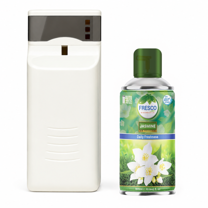 Fresco Automatic Air Freshener Dispenser  with Free Air Freshener & D-Size Batteries