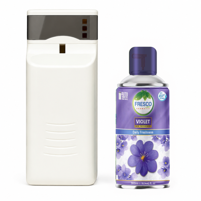 Fresco Automatic Air Freshener Dispenser  with Free Air Freshener & D-Size Batteries