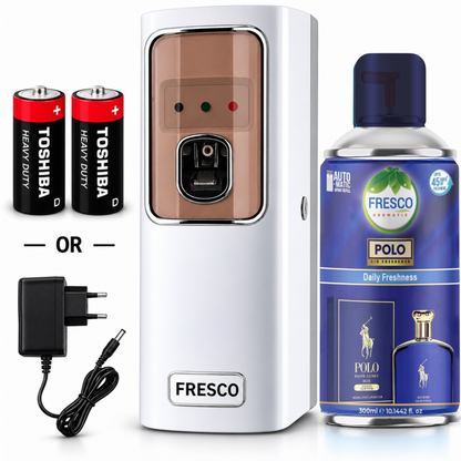 Fresco Electric Automatic Air Freshener Dispenser with Adopter plug and play