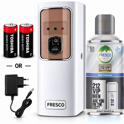 Fresco Electric Automatic Air Freshener Dispenser with Adopter plug and play