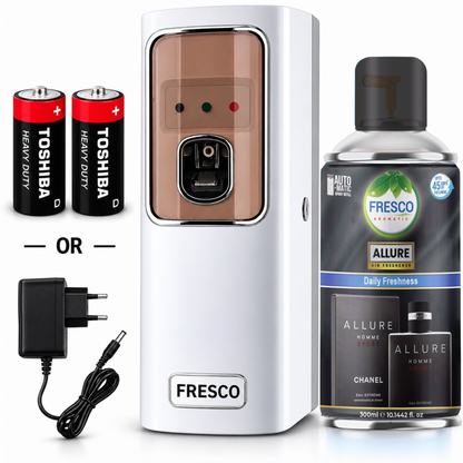 Fresco Electric Automatic Air Freshener Dispenser with Adopter plug and play