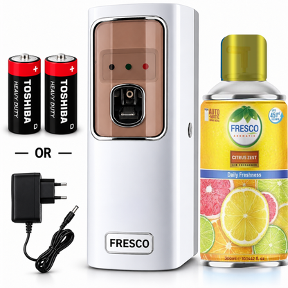 Fresco Electric Automatic Air Freshener Dispenser with Adopter plug and play
