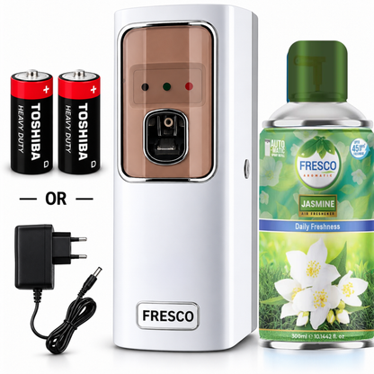 Fresco Electric Automatic Air Freshener Dispenser with Adopter plug and play