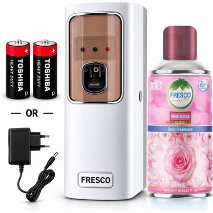 Fresco Electric Automatic Air Freshener Dispenser with Adopter plug and play