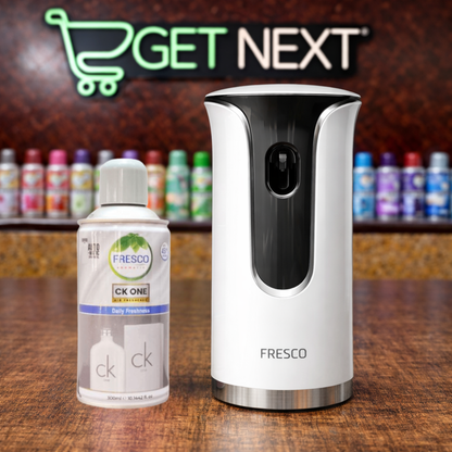 Fresco Premium LED Automatic Air Freshener Dispenser with Free Air Freshener & Batteries