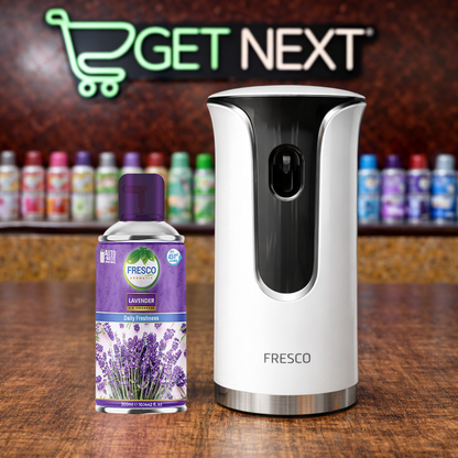 Fresco Premium LED Automatic Air Freshener Dispenser with Free Air Freshener & Batteries