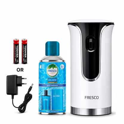 Fresco Premium LED Automatic Air Freshener Dispenser with Free Air Freshener & Batteries