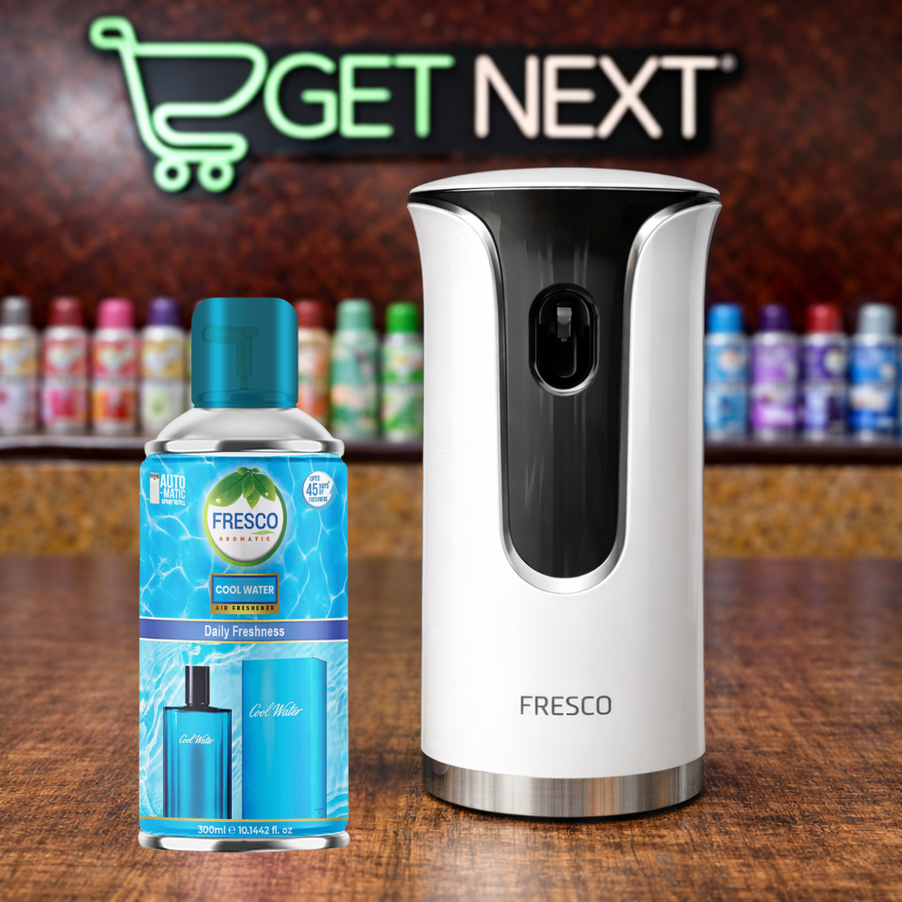 Fresco Premium LED Automatic Air Freshener Dispenser with Free Air Freshener & Batteries