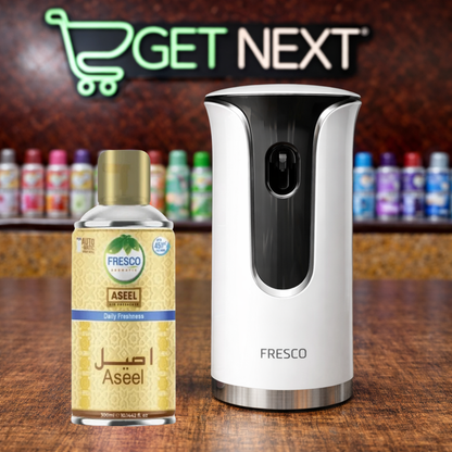 Fresco Premium LED Automatic Air Freshener Dispenser with Free Air Freshener & Batteries