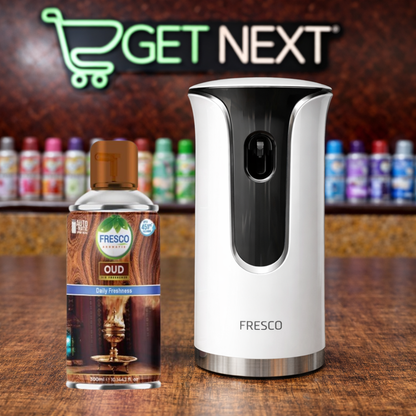 Fresco Premium LED Automatic Air Freshener Dispenser with Free Air Freshener & Batteries