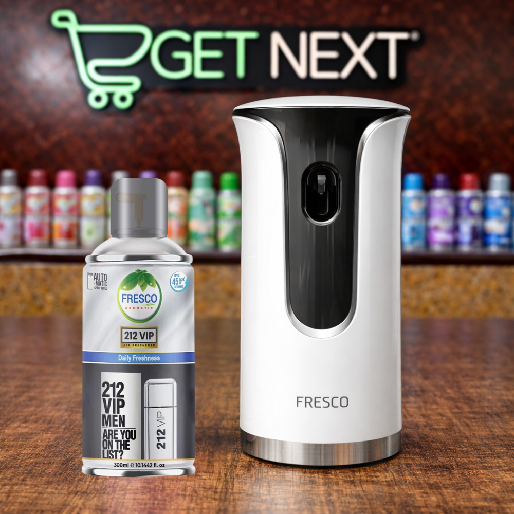 Fresco Premium LED Automatic Air Freshener Dispenser with Free Air Freshener & Batteries
