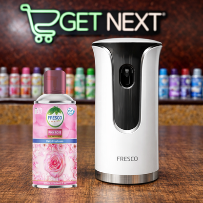 Fresco Premium LED Automatic Air Freshener Dispenser with Free Air Freshener & Batteries