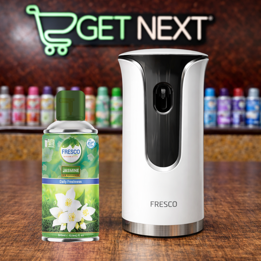 Fresco Premium LED Automatic Air Freshener Dispenser with Free Air Freshener & Batteries
