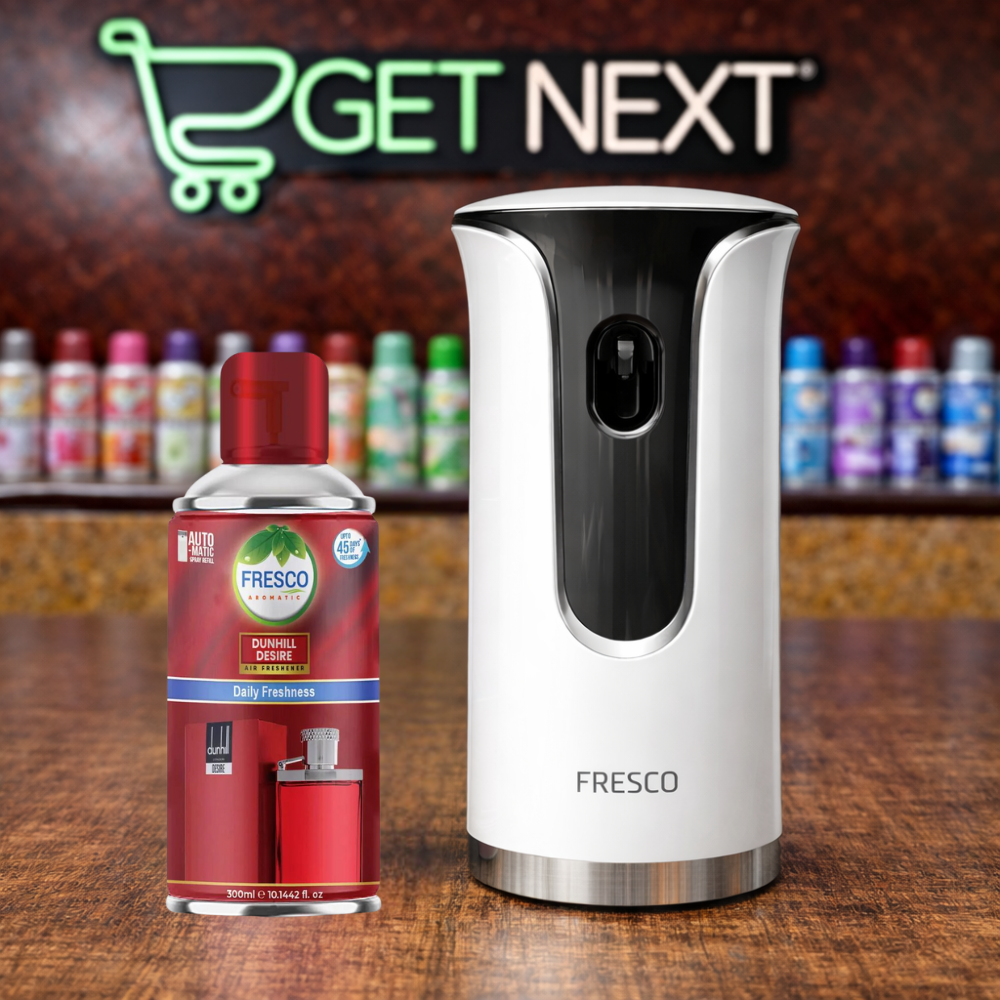 Fresco Premium LED Automatic Air Freshener Dispenser with Free Air Freshener & Batteries