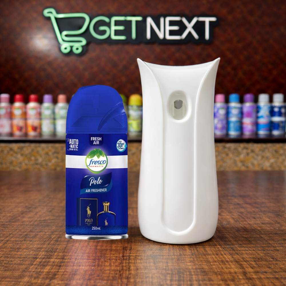 Fresco Smart Automatic Air Freshener Dispenser – Free Refill & Batteries