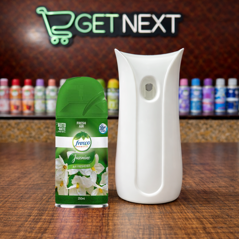 Fresco Smart Automatic Air Freshener Dispenser – Free Refill & Batteries