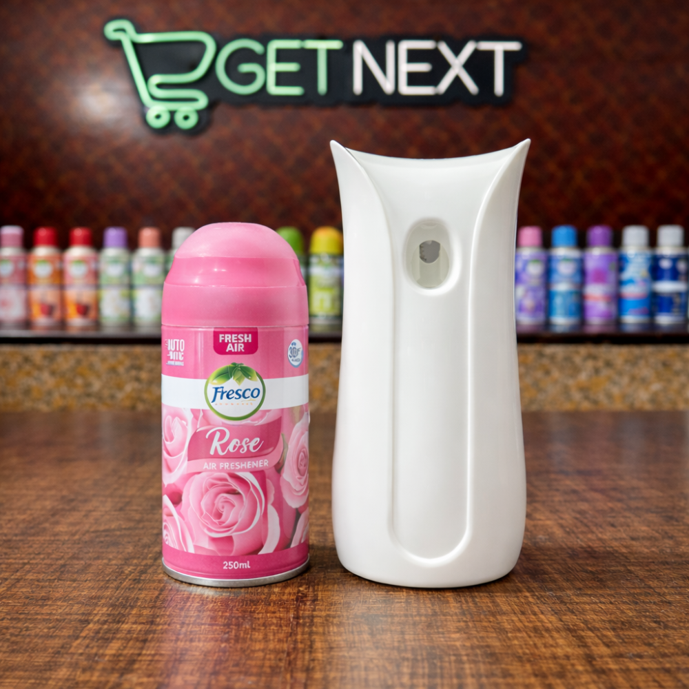 Fresco Smart Automatic Air Freshener Dispenser – Free Refill & Batteries