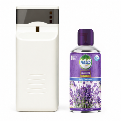 Fresco Automatic Air Freshener Dispenser  with Free Air Freshener & D-Size Batteries