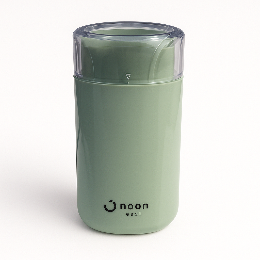 Imported Noon East Electric Coffee & Spice Grinder – Powerful Stainless Steel Blade,150W