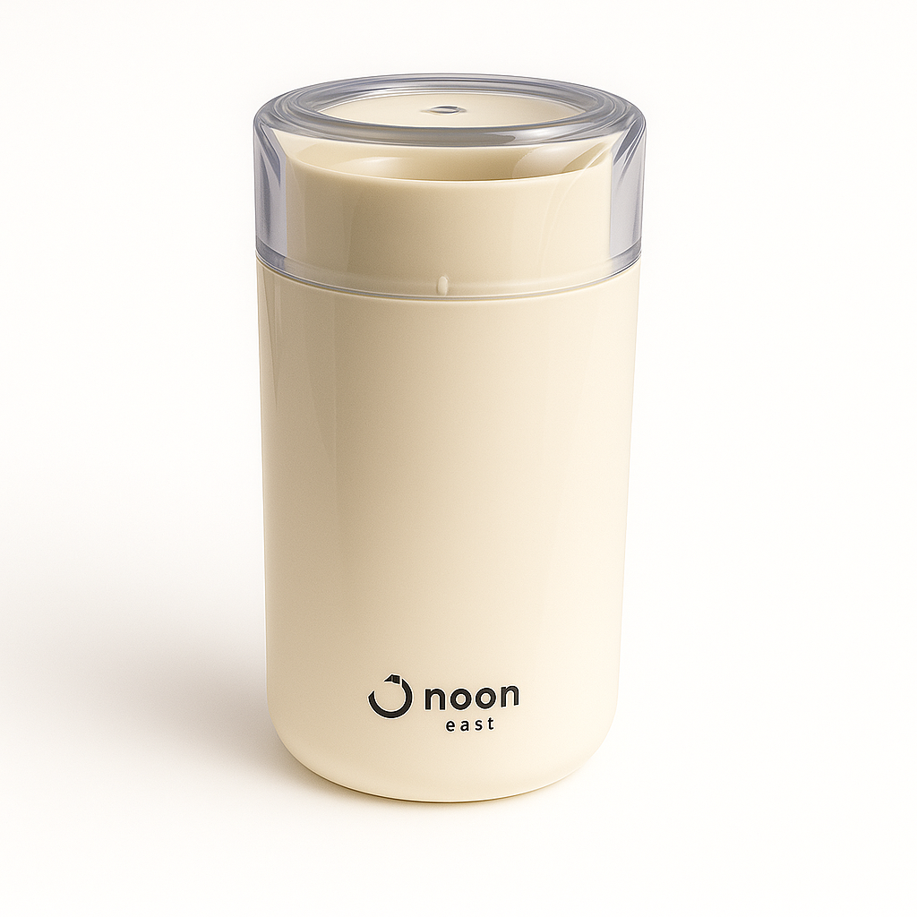 Imported Noon East Electric Coffee & Spice Grinder – Powerful Stainless Steel Blade,150W