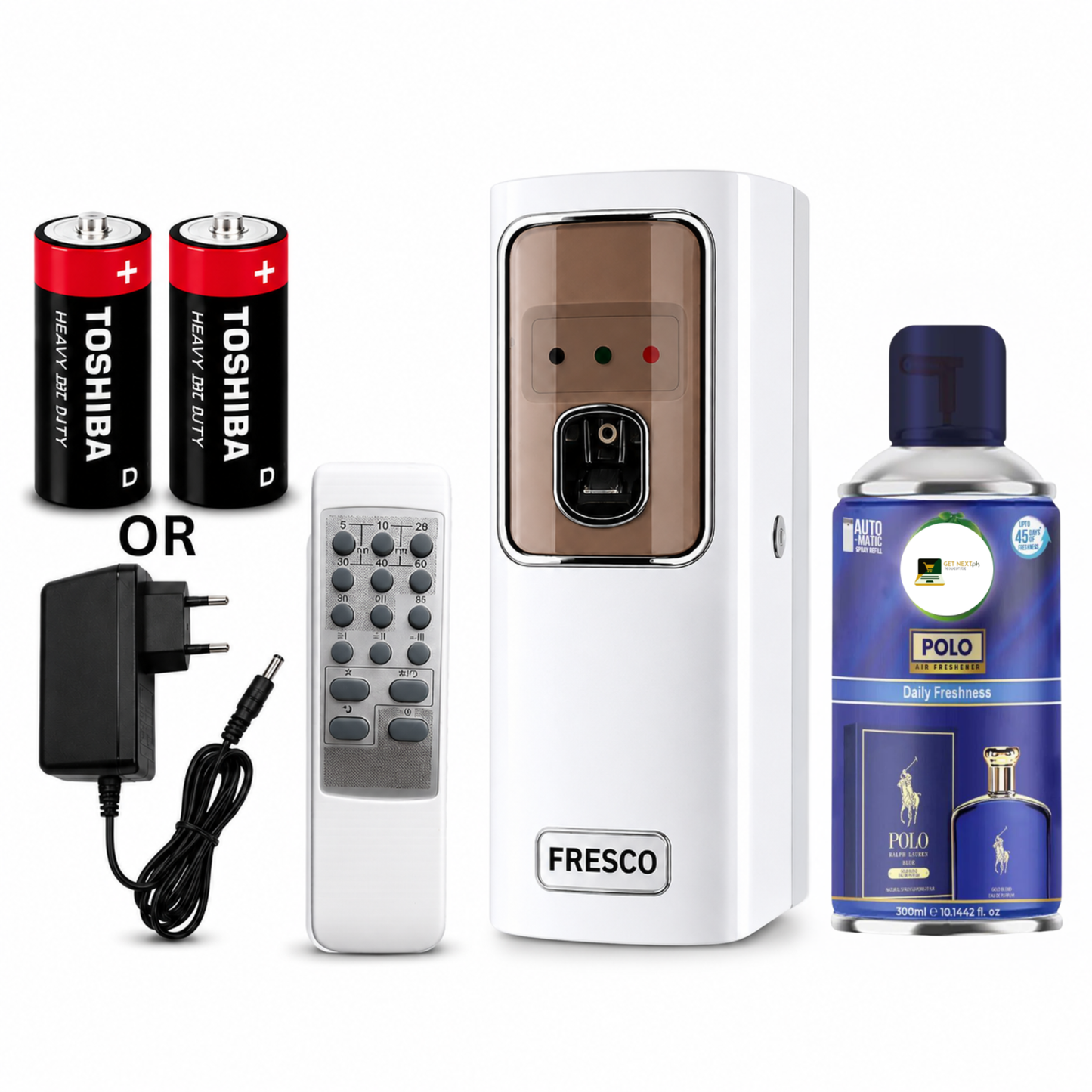 Automatic Air Freshener Dispenser With Free Refill Dual Power Spray Machine