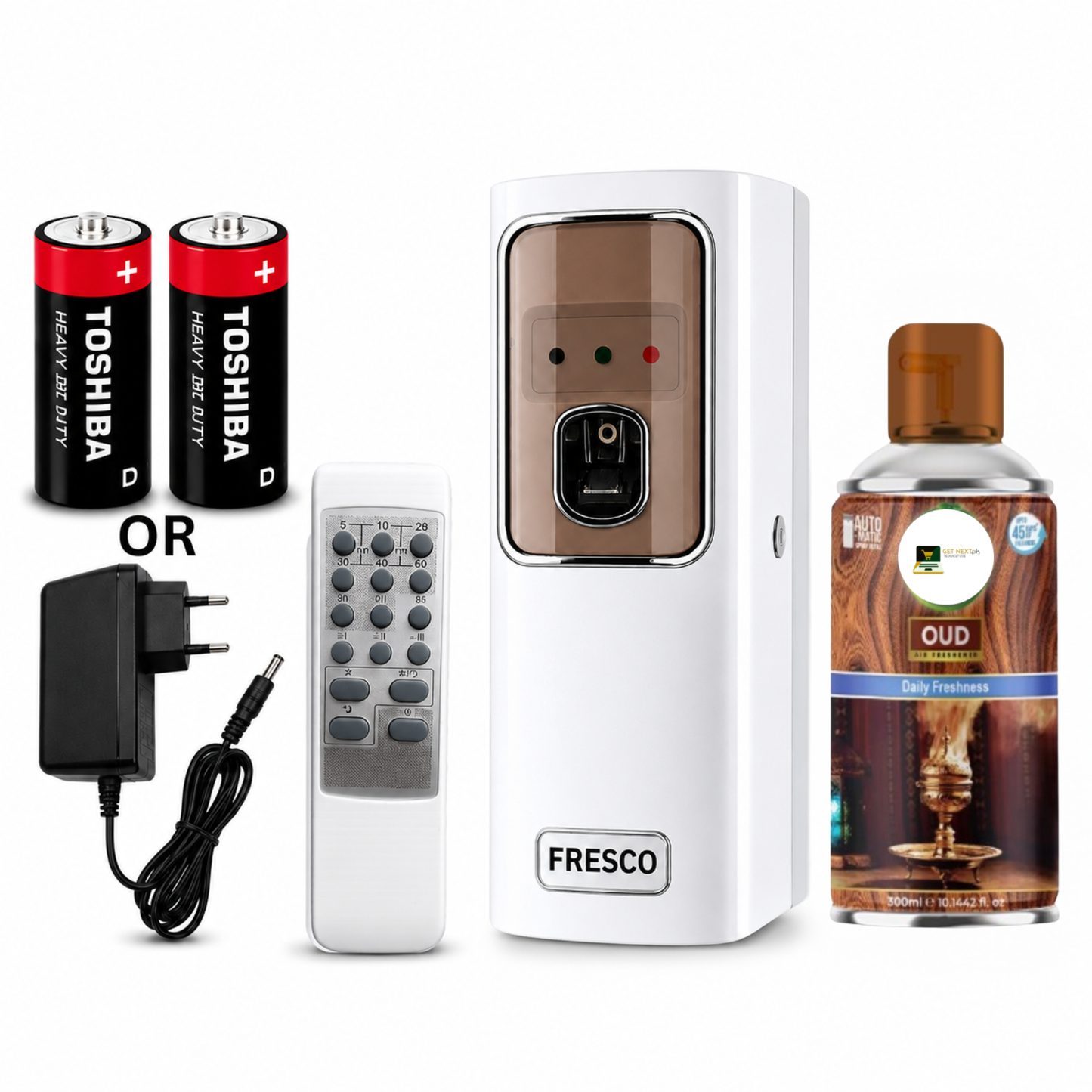 Automatic Air Freshener Dispenser With Free Refill Dual Power Spray Machine