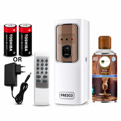 Automatic Air Freshener Dispenser With Free Refill Dual Power Spray Machine