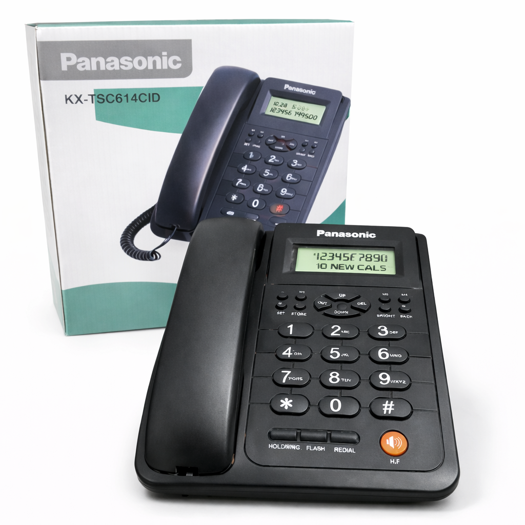 Panasonic KX-TSC614CID Landline Telephone with cli Display & Speaker