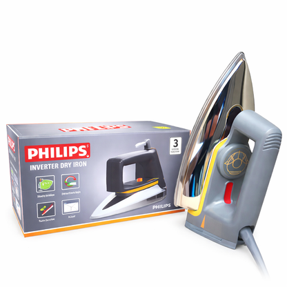 Philips lightweight Inverter Dry Iron 400W – Energy Saving Iron | UPS & Solar Compatible