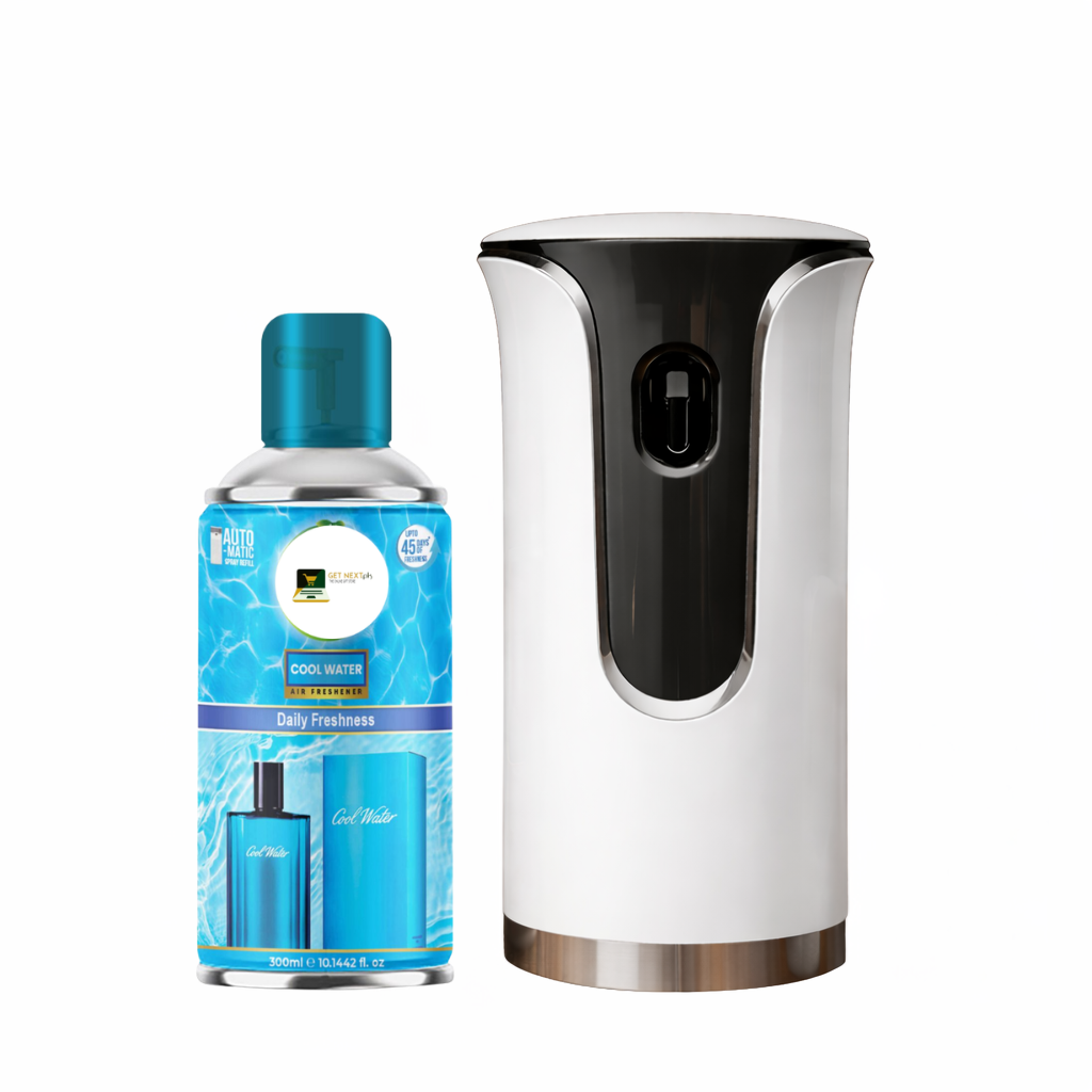Premium LED Automatic Air Freshener Dispenser with Free Air Freshener & Batteries