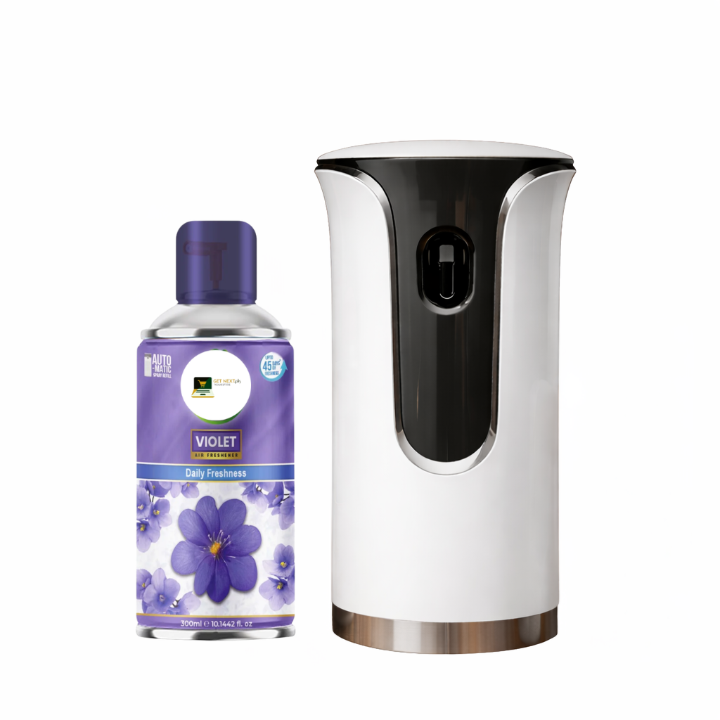 Premium LED Automatic Air Freshener Dispenser with Free Air Freshener & Batteries