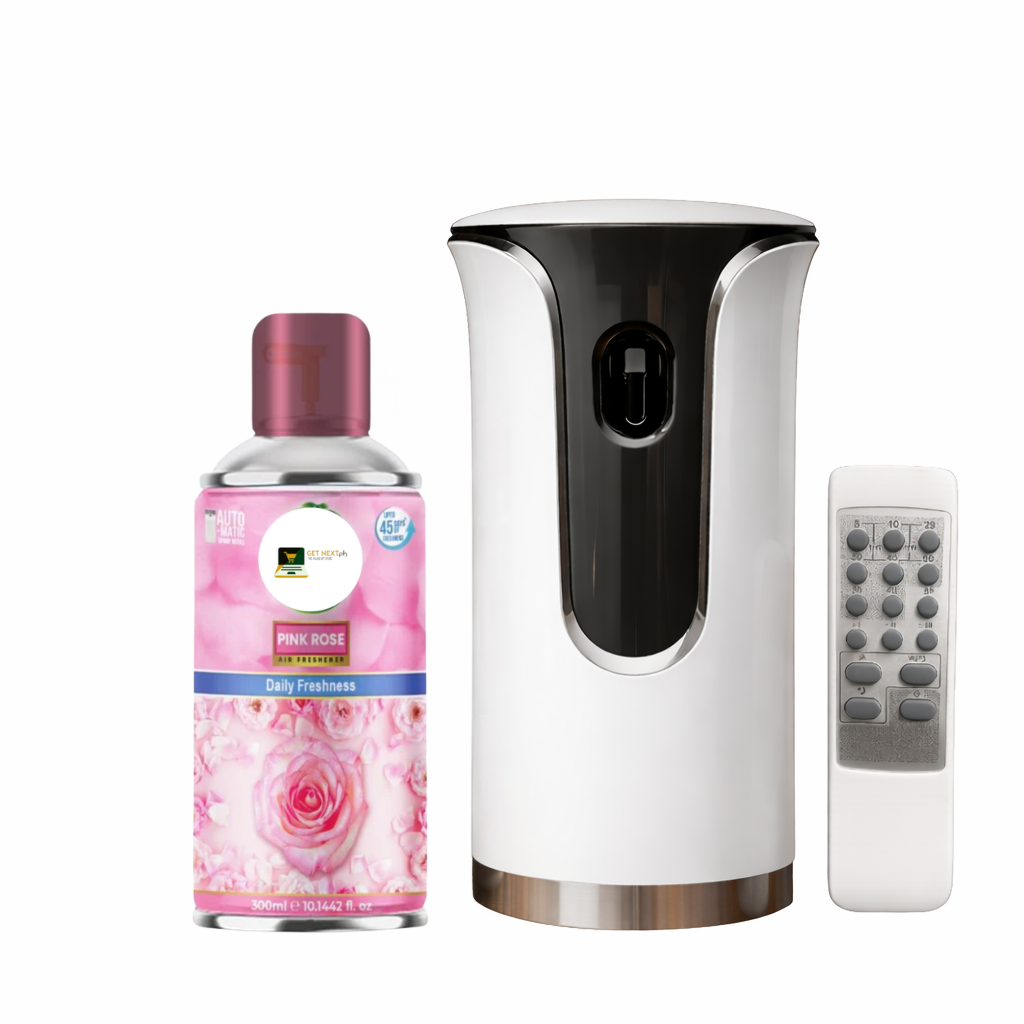 Premium Remote Control Automatic Air Freshener Dispenser with Free Air Freshener & Batteries
