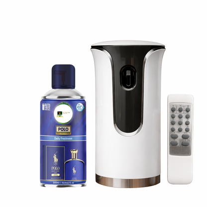 Premium Remote Control Automatic Air Freshener Dispenser with Free Air Freshener & Batteries