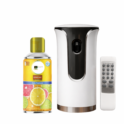 Premium Remote Control Automatic Air Freshener Dispenser with Free Air Freshener & Batteries