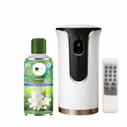 Premium Remote Control Automatic Air Freshener Dispenser with Free Air Freshener & Batteries
