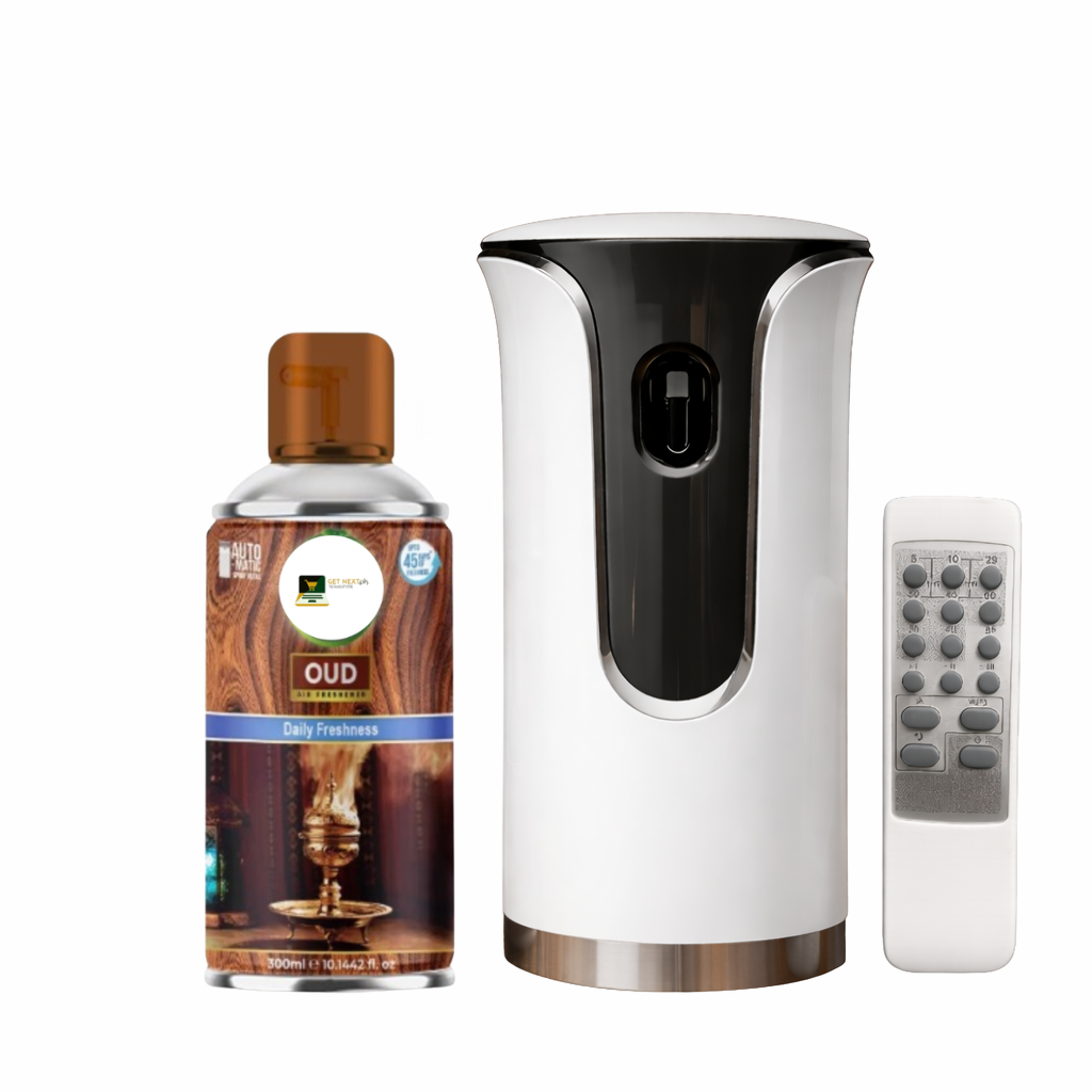 Premium Remote Control Automatic Air Freshener Dispenser with Free Air Freshener & Batteries