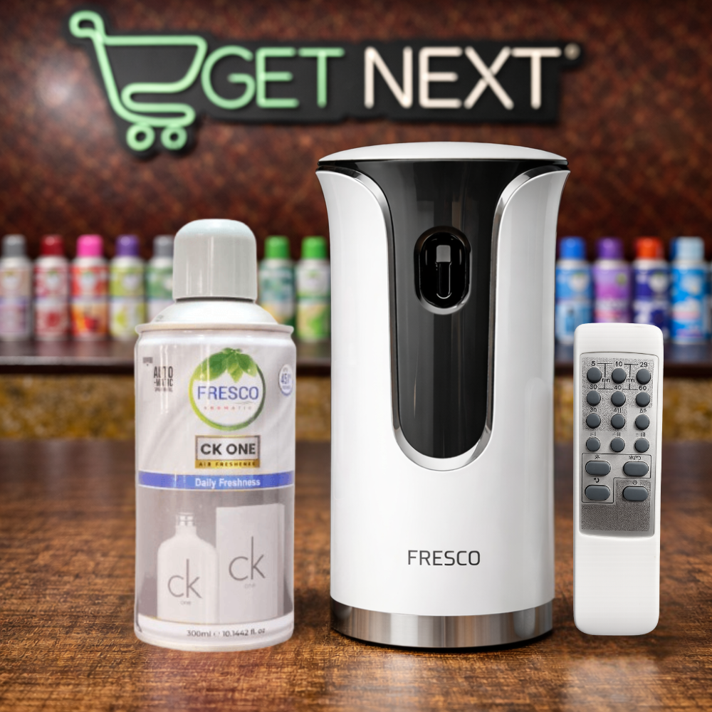 Fresco Premium Remote Control Automatic Air Freshener Dispenser with Free Air Freshener & Batteries